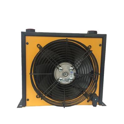 China AH1012 Hydraulic Cooler Oil Plate Fan Heat Exchanger Air Condenser Cooling Evaporator for sale