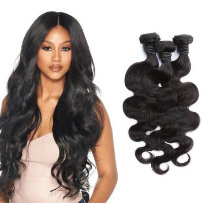 China Body Wave Hair Full Cuticle Thick Ends, Brazilian Virgin Hair Bundles Wholesale Double Drawn for sale