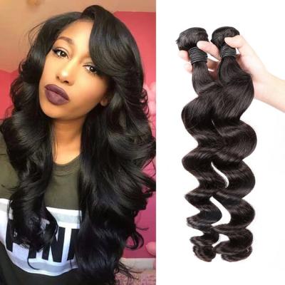 China Factory Direct Cambodian Virgin Hair Loose Wave Human Hair Bundles For Hair Salons for sale