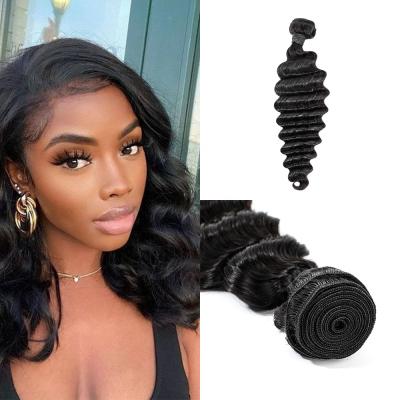 China Wholesale Brazilian Deep Wave Human Hair Cuticle Lined Raw Virgin Hair for sale