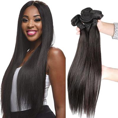 China Silky Straight Human Hair Extensions Cheap Price Dreadlock Double Wave Straight Hair Weft Bundles for sale