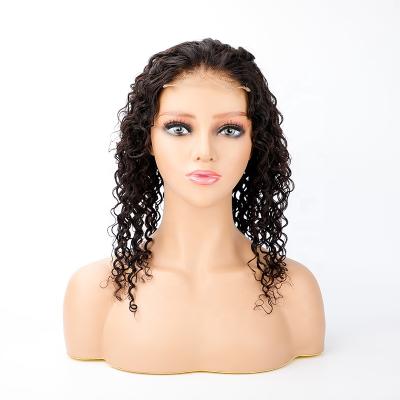 China Jerry Curl Wholesale Curly Hair Human Lace Front Closure Virgin Brazilian Cuticle Wigs Aligned Hair Wig for sale