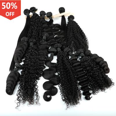 China Silky Straight Wave 50% OFF Drop Shipping 100% Virgin Brazilian Remy Bundle Hair Vendors for sale