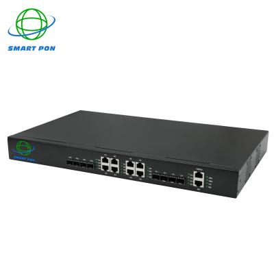 China FTTx Fiber Optic Equipment 4port Epon Olt Gpon Mini Gepon Olt Compatible Huawei ZTE Bdcom for sale