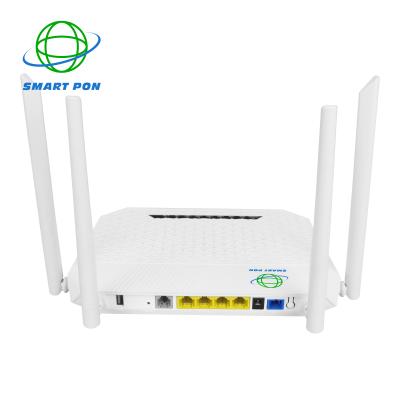 China Wholesale FTTH 2.4G/5G Dual Band XPON GPON AC ONU 4ge+voice+1usb+4wifi best price in China for sale