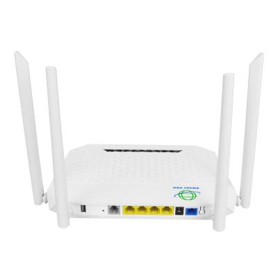 China Original FTTH 4GE+1POTS+1USB Dual Frequency FTTH ONU Router Gpon Wifi Ontario Network Device for sale