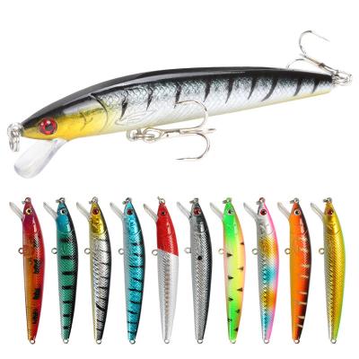 China ABS Hard Bait Lure Fishing 95mm 7.1g Jerk Bait Sinking 3d Minnow Eyes Minnow Lure Jerkbait Hard Fish for sale