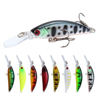 China ABS Fishing Lures Baits Eyes 7cm 6g Jerkbaits 3D Lures Sinking Minnow Medium Bait Dive Fish for sale