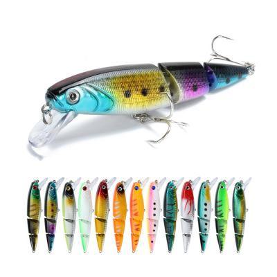 China ABS Hard Fishing Lure 4 Inch 1/2oz Slip Bait 3d Eyes Minnow Lure Mini Swimbait Sink Fishing Lure for sale