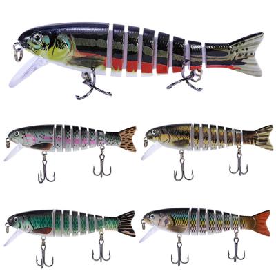 China Fishing Lure Swimbait 8 Segment Swimbait 17.4g 100mm Sea Bass Lures Y0YY121 for sale