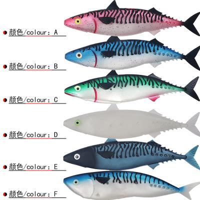 China Large Saltwater Soft Lure 310mm Big Swim 67g Bait Minnow Soft Lure Fishing Lures Saltwater Bait for sale