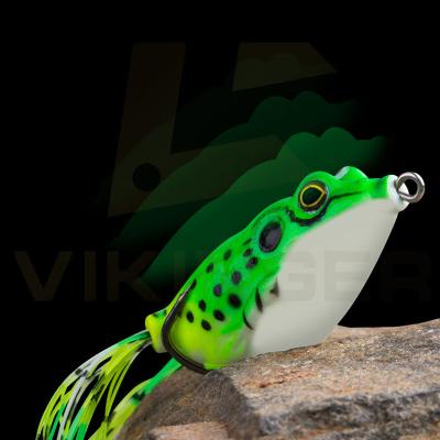 China Realistic Body/Counterweight/Soft Barbed Hook Precision Fishing Lure 5g/6g/8g/13g/15g Topwater Frogfish Lure Frogfish for sale