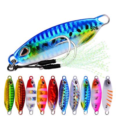 China Hard Body Lures 3D Eyes Marabou Jig Fishing Metal Jig Crappie Bait Fishing Lures Minnow Y0SB704 for sale