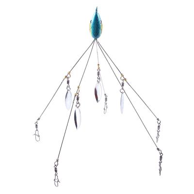 China Metal A-rig 200mm 16g Fishing Umbrella Alabama Rigs Fishing Lures Metal Saltwater Bait for sale