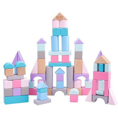 China Baking Game Toys COMMIKI Building Block Wooden Angle Stacker Geometric Shape Sorter Toys 2022 New Toys for sale