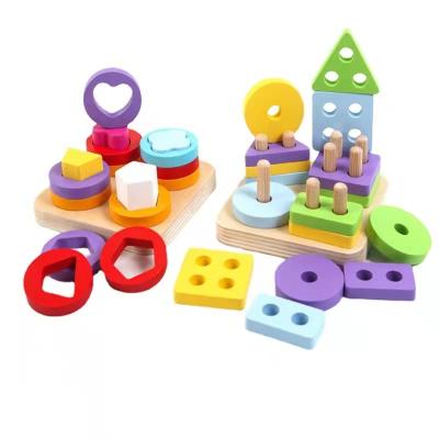 China DIY TOY COMMIKI Silicone Stacker Star Stacking Building Blocks Rainbow High Temperature Resistant for sale