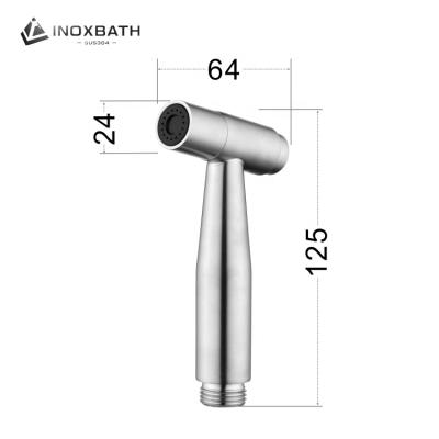 China With diverter toilet handheld bidet sprayer set stainless steel water flow control shattaf with bidet sprayer for control for sale