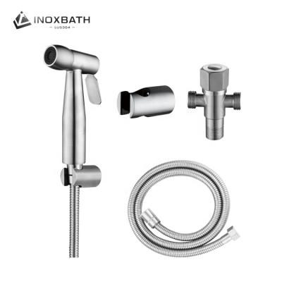 China With diverter good quality stainless steel toilet spray, practical shattaf, toilet hand shower of bathroom accessories for sale