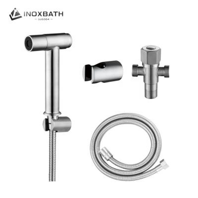 China With Needle Portable Handheld Bathroom Accessories Shower Shattaf Bidet Diaper Sprayer For Washing Toilet for sale