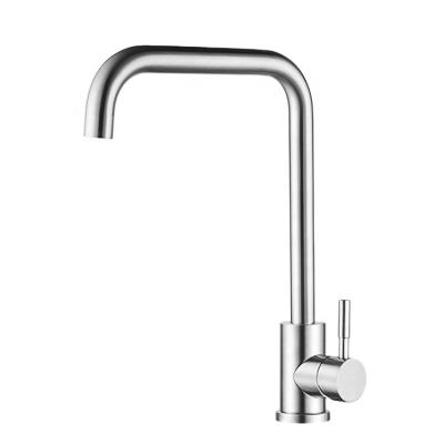 China Stainless Steel Metered Tap Faucets Hot And Cold Water Taps Pull Down UPC Mixer Kitchen Faucet for sale