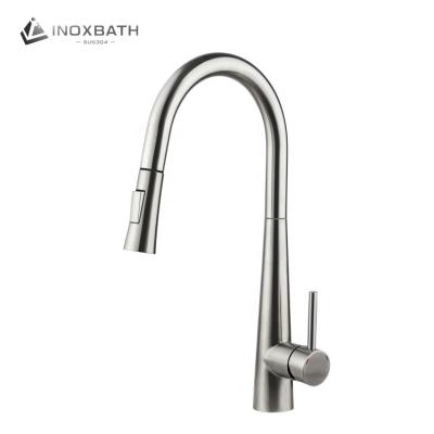 China Sense Faucets Touch - Sensor Water Saver 304 Stainless Steel Deck Mounted Semi Automatic Kitchen Faucet for sale