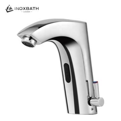 China Sense Faucets Touchless Faucet Adapter for Kitchen Bathroom Sink Smart Sensor Faucet with Anti-Overflow Water Saving Auto Basin Faucet for sale