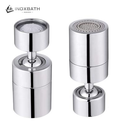 China Flexible Movable 360 ​​Swivel Sprayer Replacement Water Saving Faucet Aerator Rotating for sale