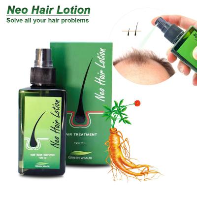 China Original 6pcs Neo Loss Prevention Green Wealth Hair Lotion Hair Growth Oil Hair Treatment Product for sale