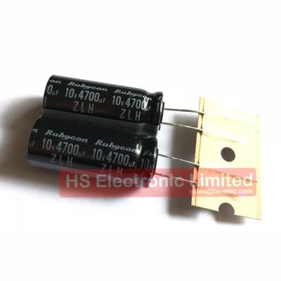 China 10V 4700UF 20% 12.5x30mm General Purpose Aluminum Electrolytic Capacitor 10ZLH4700MEFCG412.5X30 for sale