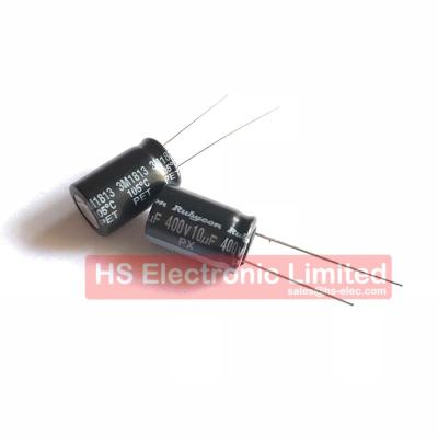 China 400V 10UF 20% 10*16mm 400PX10MEFC10X16 1000/Bulk General Purpose Aluminum Electrolytic Capacitor for sale