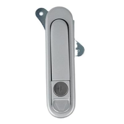 China MS8301-1 Electric Zinc Alloy Flat Box Cabinet Door Lock Matt Chrome Coated Push Button for sale