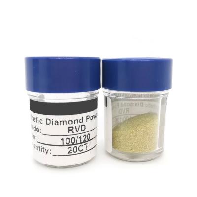 China Yellow Color Synthetic Diamond Grinding Powder for sale