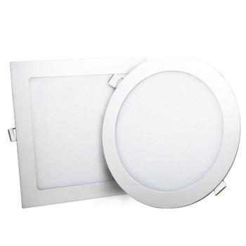 China Modern Ultra Thin 240v 6000k Dimmable 12w 9w 7w 6w Square Panel 120mm Round Slim Diameter Led Downlight for sale