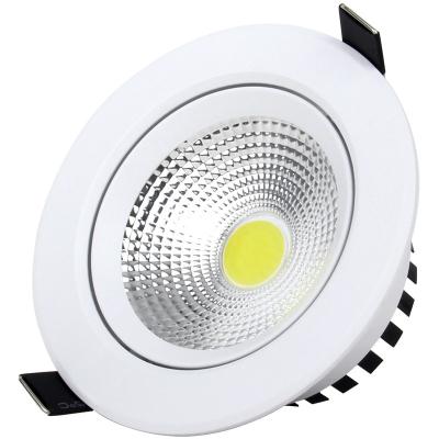 China CCT Dimmable 5w 7w 10w 12w 15 watt 20w 30w modern indoor adjustable recessed ceiling cob led spotlight for sale