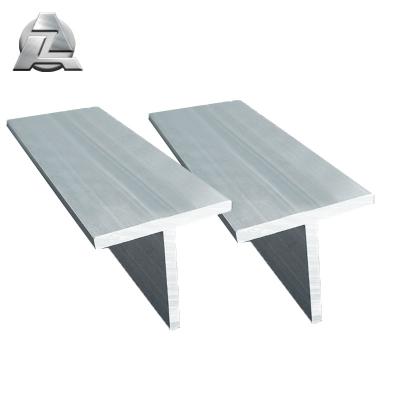 China Silver Color 20*35mm Aluminum Industry T Shape Section Channels Profile for sale