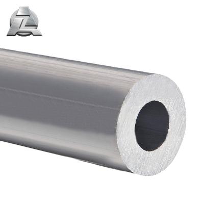 China Industry Best Selling 6061 Alloy Silver Anodized Round Tube Profile 5mm Thick Aluminum Hollow Pipe Extrusion for sale