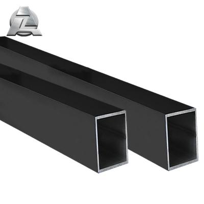 China Industry Thick Wall Black Anodized Rectangular Aluminum Rectangular Tube For Sale for sale