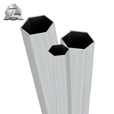 China Construction industry aircraft grade 7075 t6 anodized aluminum alloy extrusion hexagonal tube hexagon profile for sale