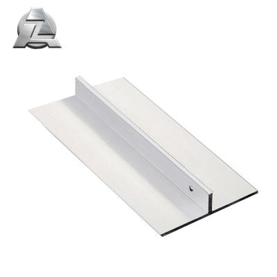 China Industry Silver Anodized Aluminum T Shape Bar Tee Channel Extrusion Profile for sale