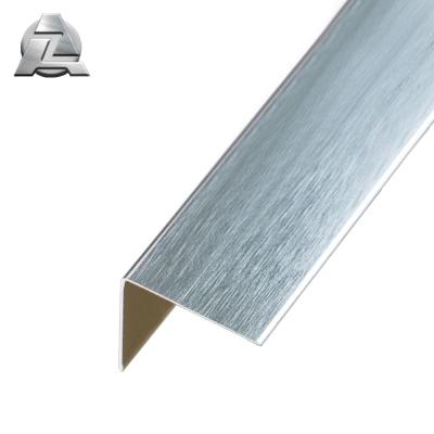 China Small Industry Silver Brushed 20*20*2 Extruded Aluminum L Shape Channel for sale