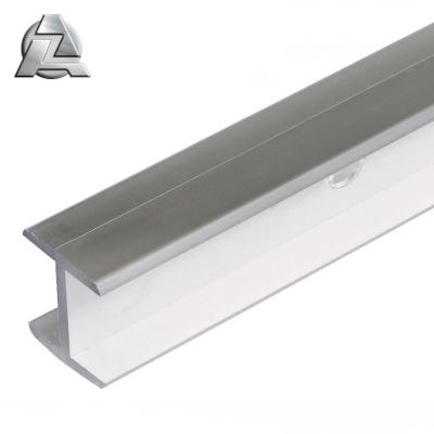 China Wholesale extruded aluminum metal h-channel h channel section construction profile for sale