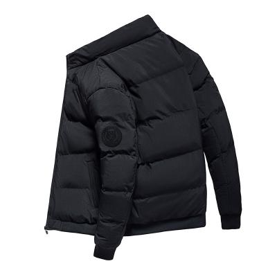 China 2021 breathable breathable new winter coat cotton-padded jacket for men autumn and winter short style for sale