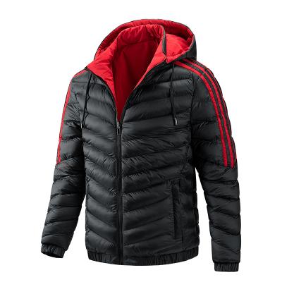 China 2021 Men's Breathable Cotton Hooded Sports Jacket Down Coat Men's Breathable Jacket for sale