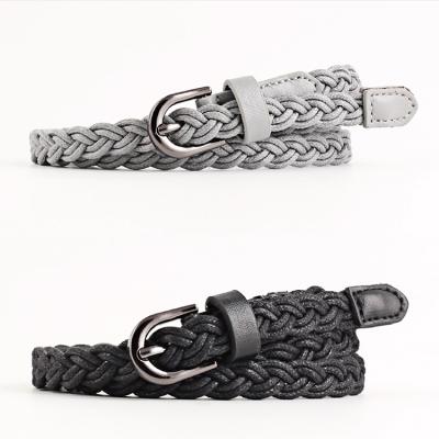 China Western Fashion.Casual Fashion.Casual Special Price Fashion Belt Wholesale Braided PU Leather Belt For Women for sale