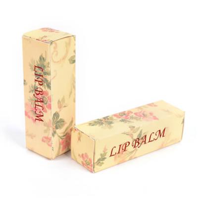 China Recyclable Custom Lip Balm Box for sale