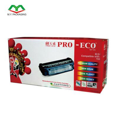 China Recyclable Custom Paper Packaging Box For Toner Cartridge With Company Logo for sale