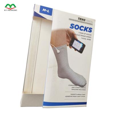 China Recyclable Custom Paper Packaging Box For Electric Therapy Socks for sale