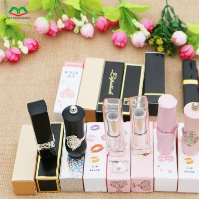 China Recyclable Custom Paper Packaging Box For Unique Lip Gloss Lip Gloss Boxes With Logo for sale