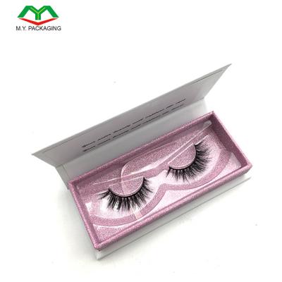 China Recyclable Eyelashes Custom Packaging Empty Paper Box for sale