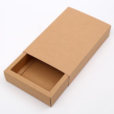 China Recyclable Custom Gift Drawer Box With Window for sale